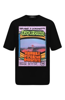 Хлопковая футболка Dsquared2