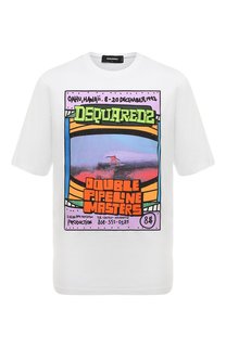 Хлопковая футболка Dsquared2