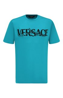 Хлопковая футболка Versace