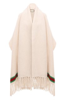 Шерстяная накидка Gucci