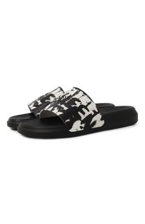 Резиновые шлепанцы Alexander McQueen