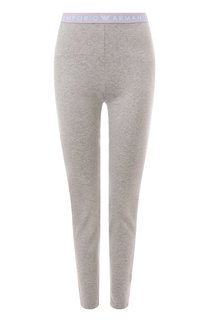 Хлопковые легинсы Emporio Armani