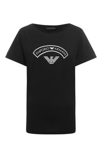 Хлопковая футболка Emporio Armani