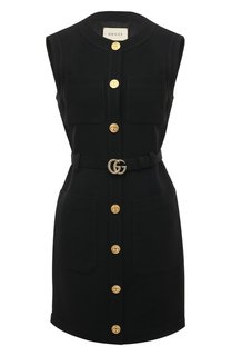 Платья из шелка и шерсти Gucci