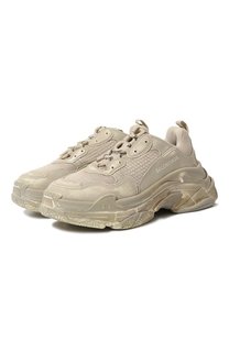 Комбинированные кроссовки Triple S Balenciaga