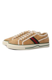 Замшевые кеды Tennis 1977 Gucci