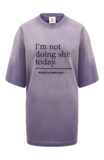 Хлопковая футболка VETEMENTS