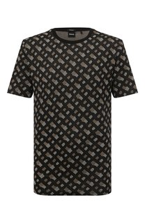 Хлопковая футболка BOSS