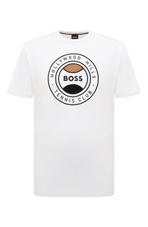 Хлопковая футболка BOSS