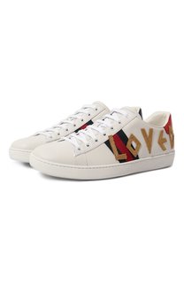 Кожаные кеды Ace Gucci