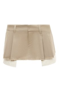 Хлопковая юбка-шорты Dondup