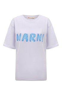 Хлопковая футболка Marni