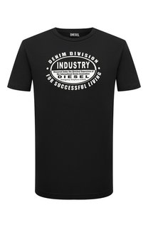 Хлопковая футболка Diesel
