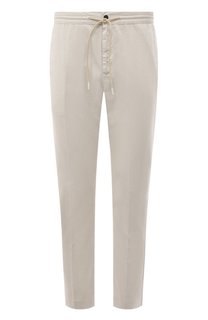 Брюки из хлопка и шелка PT Torino