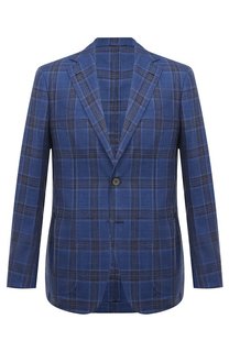 Пиджак из шерсти и шелка Sartorio