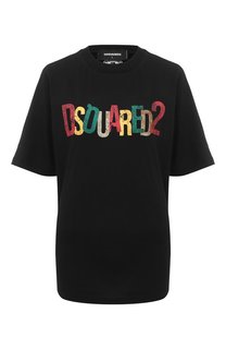Хлопковая футболка Dsquared2