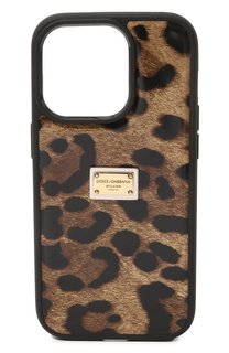 Кожаный чехол для iPhone 14 Pro Dolce & Gabbana