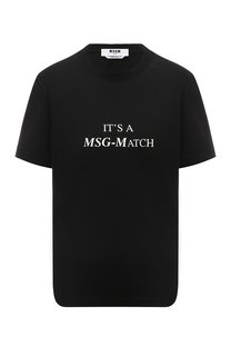 Хлопковая футболка MSGM