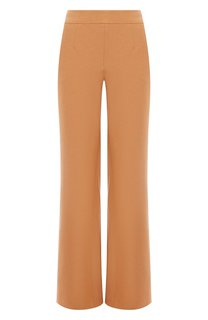 Брюки изо льна и вискозы Alberta Ferretti