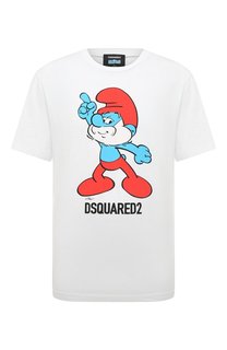 Хлопковая футболка Dsquared2