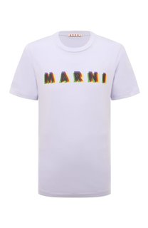 Хлопковая футболка Marni