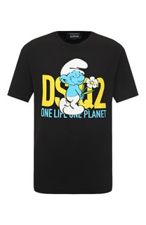 Хлопковая футболка Dsquared2