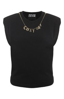 Хлопковая футболка Versace Jeans Couture