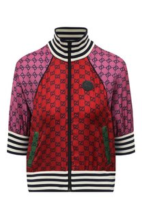 Шелковый бомбер Gucci