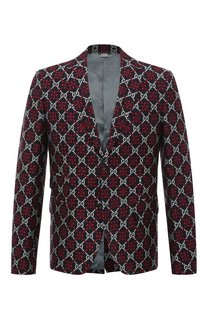 Пиджак из хлопка и шерсти Gucci