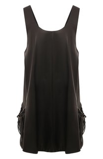 Кожаное платье Prada