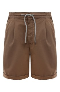 Хлопковые шорты Brunello Cucinelli