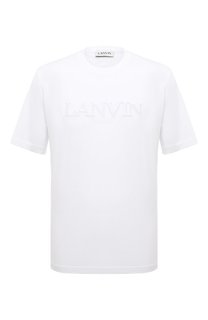 Хлопковая футболка Lanvin