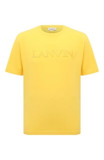 Хлопковая футболка Lanvin