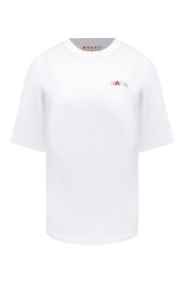 Хлопковая футболка Marni