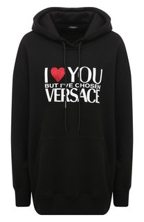 Хлопковое худи Versace