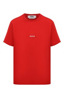 Хлопковая футболка MSGM