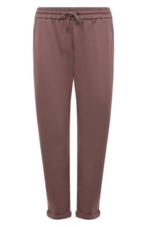 Хлопковые брюки Brunello Cucinelli