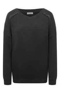 Хлопковый пуловер Brunello Cucinelli