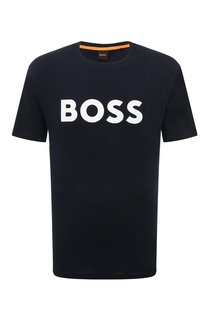 Хлопковая футболка BOSS Orange