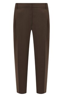 Брюки из вискозы и льна Brunello Cucinelli