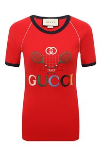 Хлопковая футболка Gucci