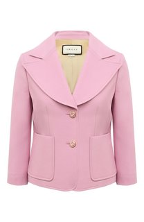 Жакет из шелка и шерсти Gucci