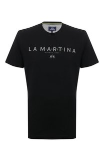 Хлопковая футболка La Martina