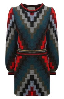 Платье из шерсти и кашемира Gucci