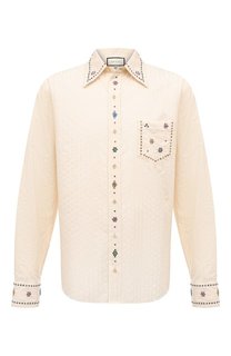 Хлопковая рубашка Gucci