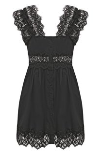 Хлопковое платье Alberta Ferretti