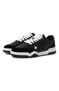 Кожаные кеды Spiker Dsquared2