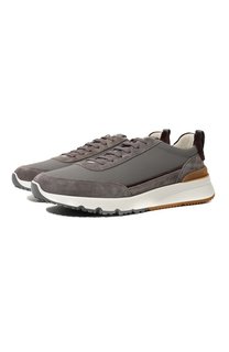 Кожаные кроссовки Brunello Cucinelli
