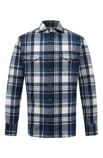 Хлопковая рубашка Brunello Cucinelli