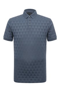 Хлопковое поло Emporio Armani